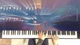 Debussy - Rêverie + animated sheet music