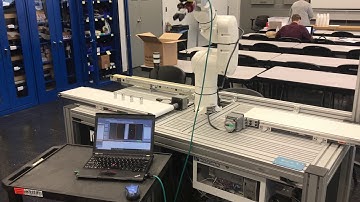 Cognex vision system with Staubli tx40 for sorting by pattern