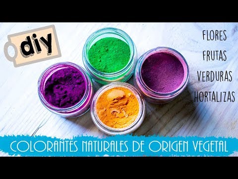 Video: Colorante Vegetal