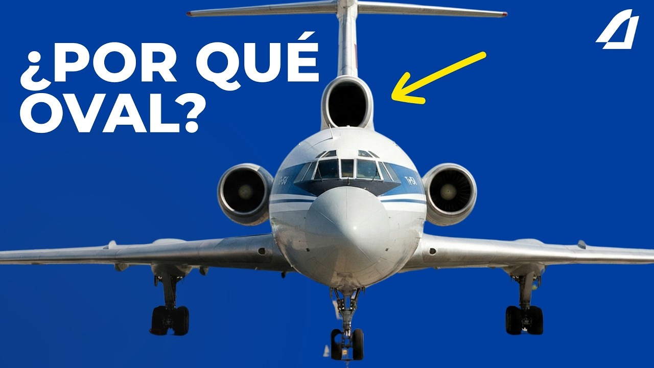 ¿Por Qué La Toma De Aire Central Del Tu-154 Era Ovalada?