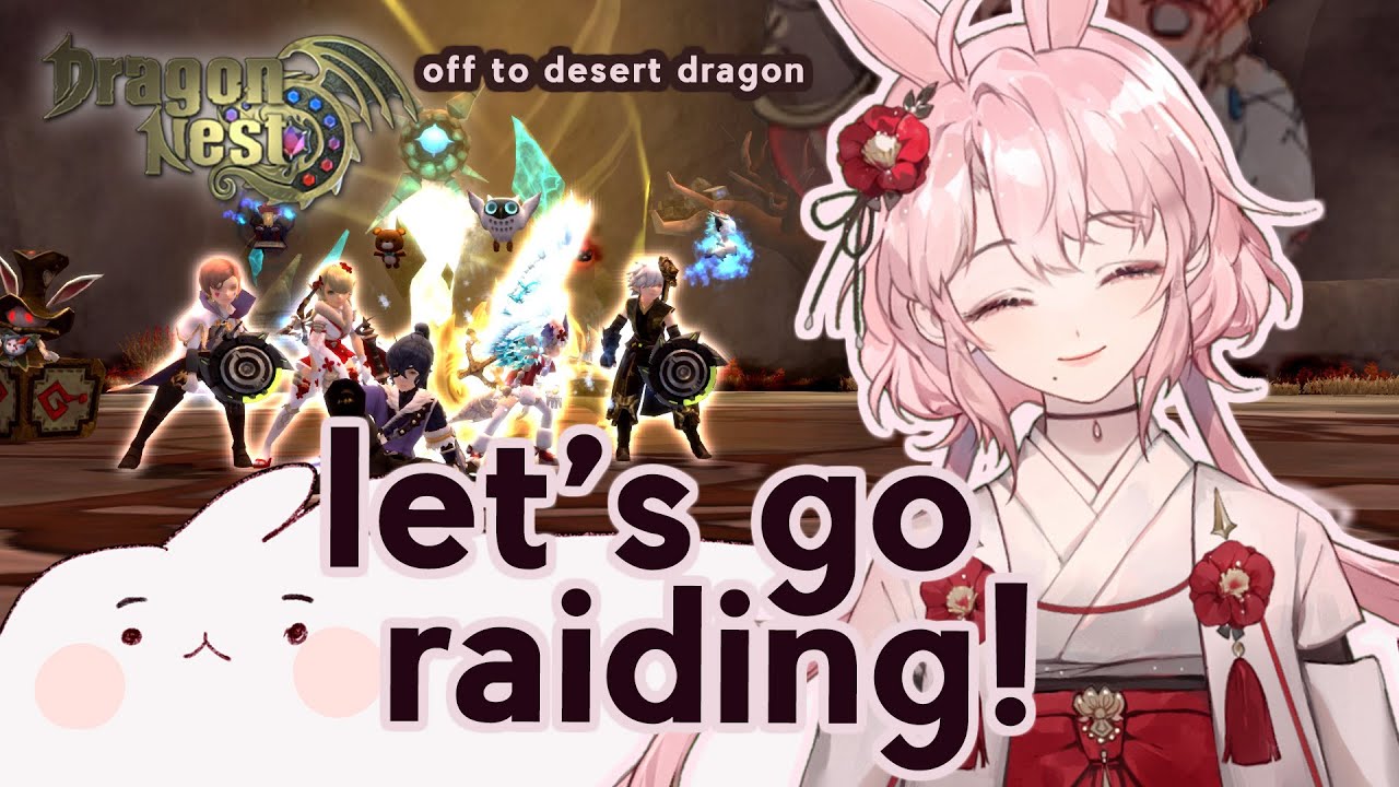 [DRAGON NEST] raid with the cats ! 🐰⚰️