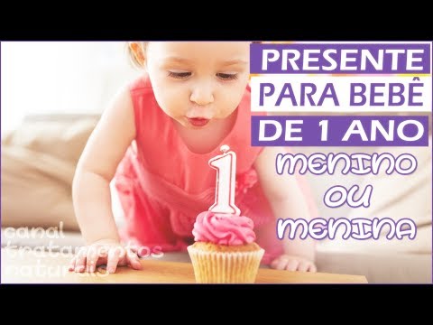 Vídeo: O que você pode dar a um menino de 1 ano de aniversário