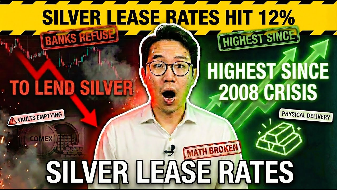 Silver Lease Rates HIT 12% — Banks REFUSE to Lend Silver (Highest Since 2008 Crisis)