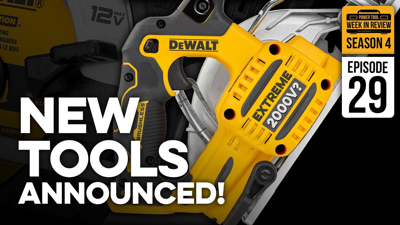 Pensioneret Gør gulvet rent rabat BREAKING: New Tools Announced from DeWALT and Makita! THIS is your Power  Tool Week In Review S4E29 - YouTube