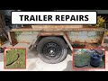 6x4 Trailer Repairs -  New Leaf Springs / Mounting Points / Rust Repairs and Greased Bearings.