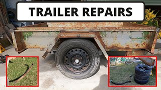 6x4 Trailer Repairs -  New Leaf Springs / Mounting Points / Rust Repairs and Greased Bearings.