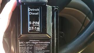 How To Start Forced Regen On Freightliner Cascadia Using OTR Performance Reset Tool