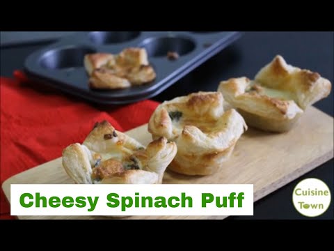 Cheesy Spinach Puff