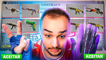 Fiz 3 CONTRATOS para FACAS e LUVAS no CS:2 😱 Gastei 4 MIL e veio ISSO...