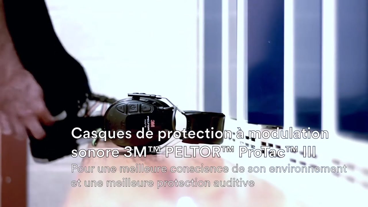 PROTAC III | Casque antibruit à modulation - 3M PELTOR