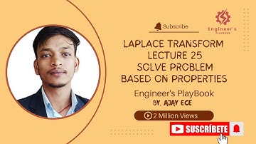LAPLACE TRANSFORM: L25 SOLVE PROBLEM BASED ON PROPERTY|ENGINEERING MATHEMATICS|ALLBRANCH|BY AJAY ECE
