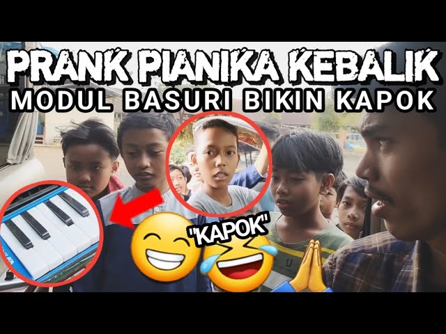 Maafkan Aku!! PRANK Pianika BASURI KEBALIK bikin KAPOK Mania BUS Telolet BASURI class=