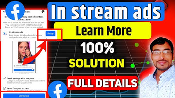 In Stream Ads Setup🤑 Learn More Problem ||in Stream Ads setup kaise kare | Shahid Bros