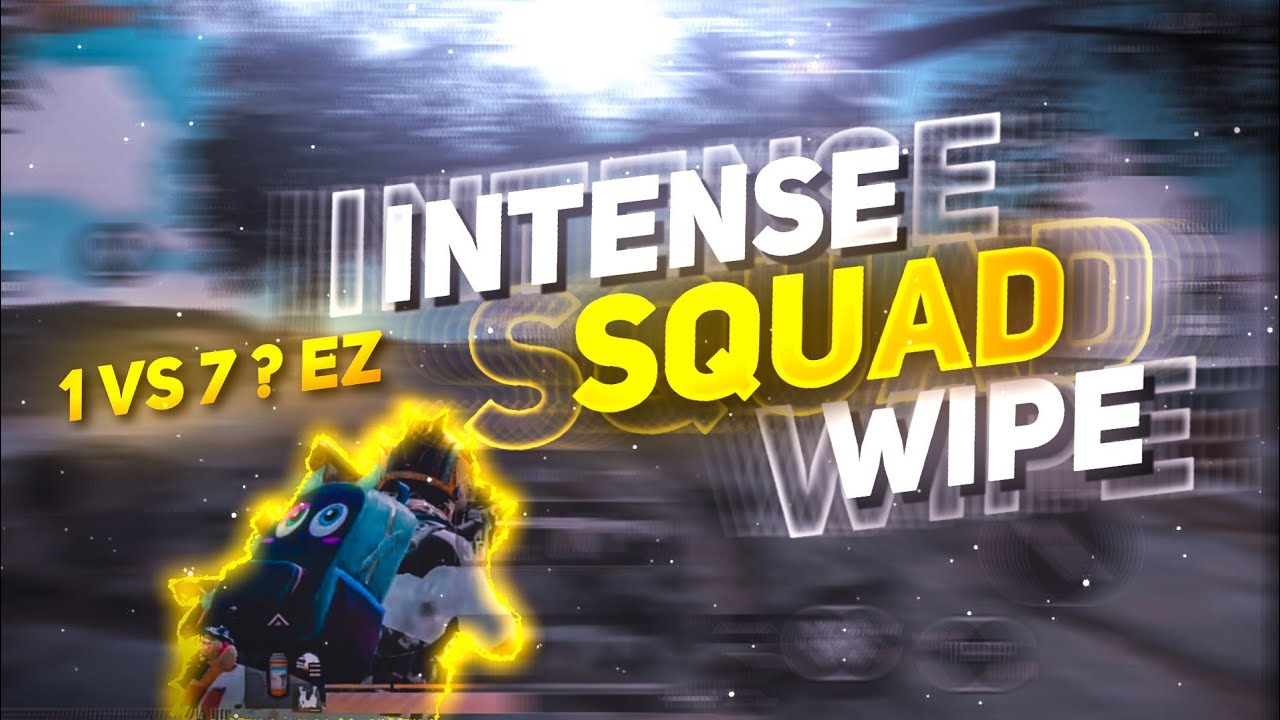 INTENSE SQUAD WIPE ⚡ | 1 vs 4 Montage | PUBG MOBILE - YouTube
