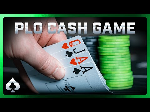 Double suited Aces?! LIVE PLO Poker Game With Swim!