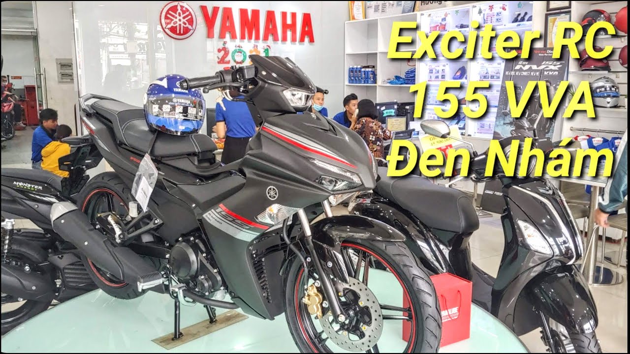 Tem Trùm Exciter 155 Đen Nhám  039  Decal Thượng Hải