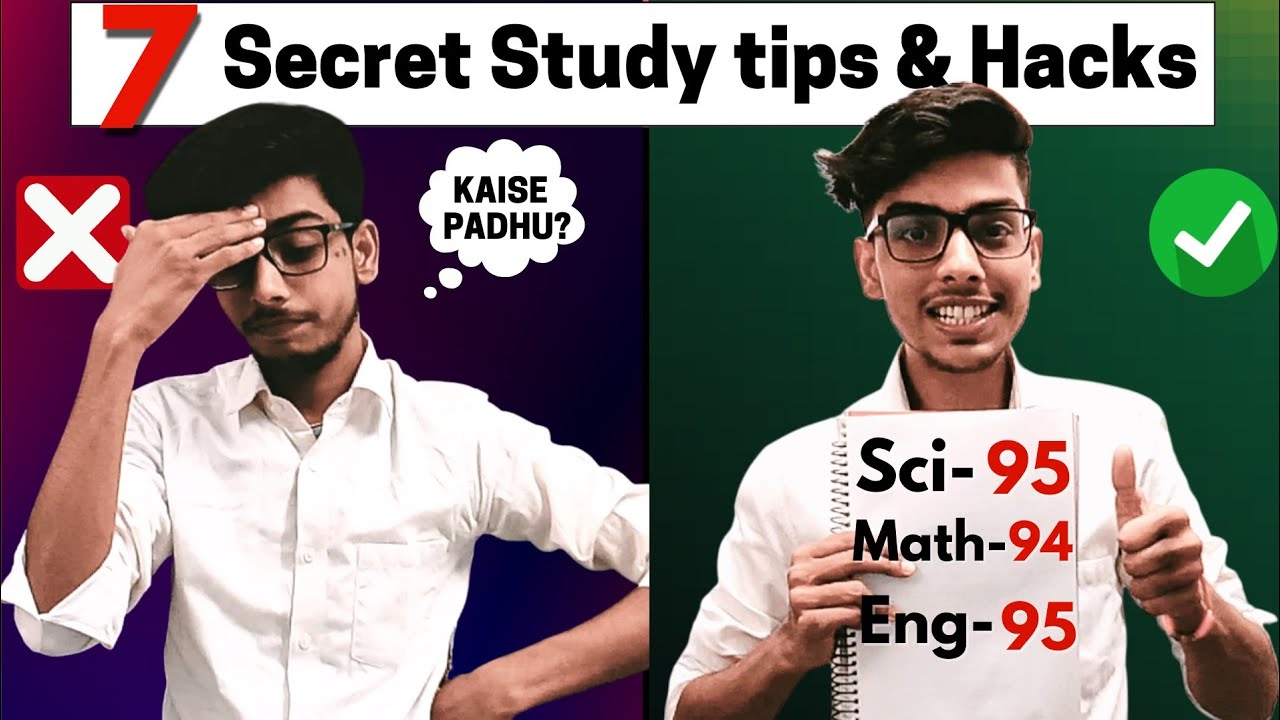 Secret Study Tips Of Toppers To Score Highest In Exams Score 95 In Class 10 Board Exam YouTube