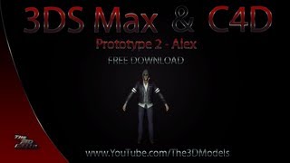 Cinema 4D/ 3DS Max | Prototype 2 Alex Model Download