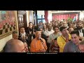 II Gaur Aarti  ||at ISKCON London || By HH Lokanath Swami