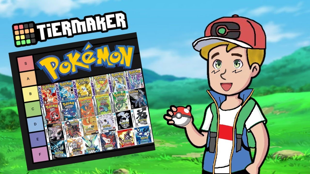 Ranking All Main Line Pokémon Games Tier List - YouTube