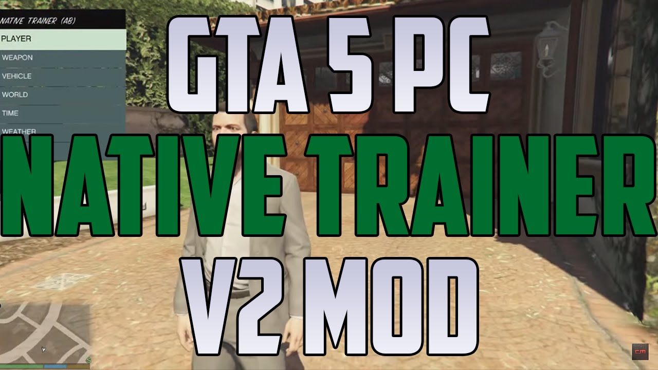 [GTA 5 PC] Native Trainer V2 Mod - YouTube