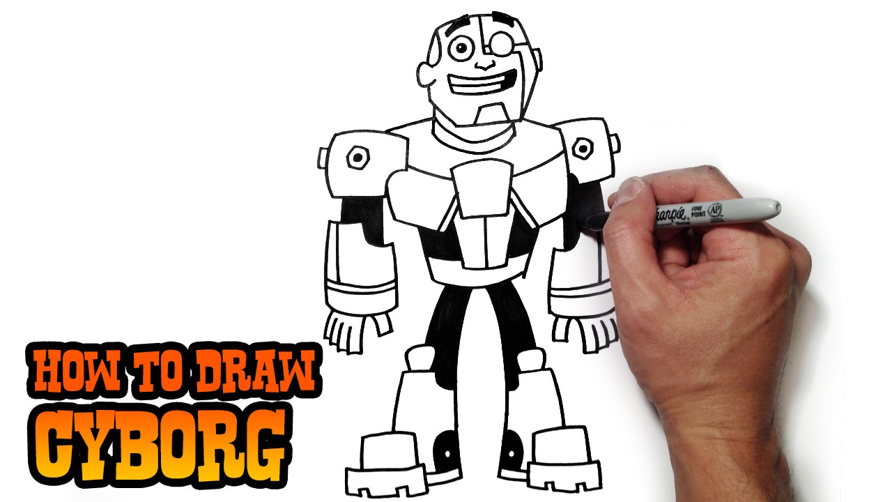 Jogo Teen Titans Go: How to Draw Cyborg no Jogos 360