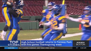 High school football returns to Fenway Park during Thanksgiving week