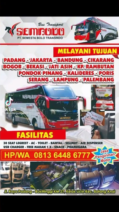 INFORMASI TIKET BUS SEMBODO WA/081364486777