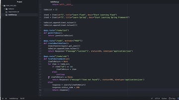 Python REST API Python flask todo list 3