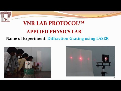 Diffraction grating-VNR Lab protocol - YouTube