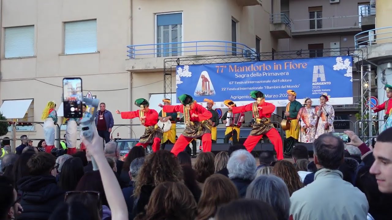 Joget Wan Lebor and Zapin Beradat in 77 Mandorlo in Fiore, Agrigento Italy 2025 by MALAYSIA