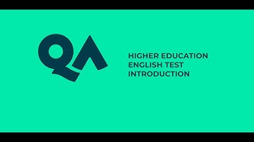 Introduction to the QA Higher Education English Test