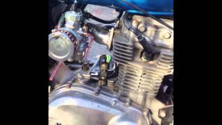 Kawasaki KZ400 Single Carb Conversion