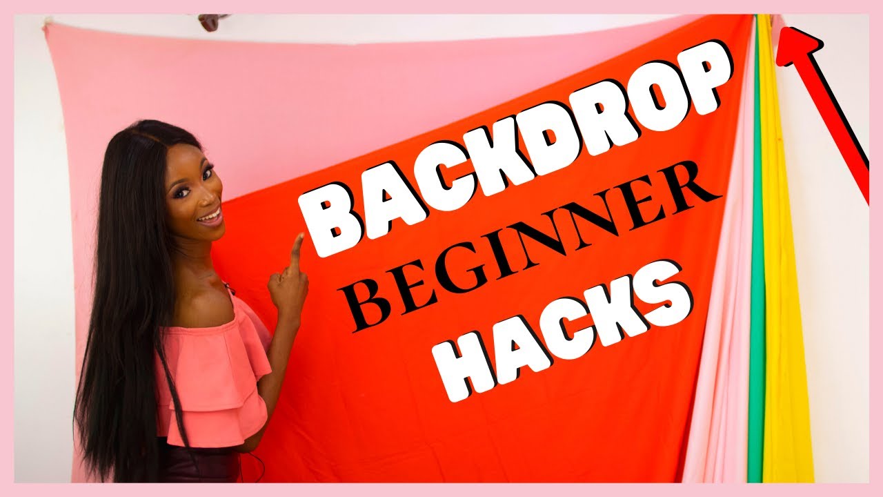 DIY AFFORDABLE BACKDROP IDEAS FOR YOUTUBE AND INSTAGRAM VIDEOS | Backdrops  For Beginner Youtubers - YouTube