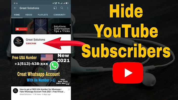 How to Hide Subscribers on Youtube 2021 | Hide Youtube Channel Subs Count on Android