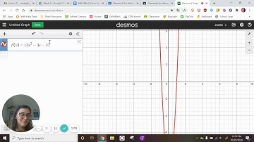 Desmos Tutorial #8 - Finding Zeroes