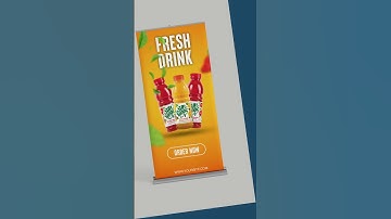 Professional Roll Up Banner Design | Roll Up Banner | #shorts #shortsvideo