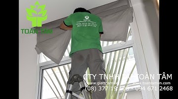 Giặt màn cửa tại nhà