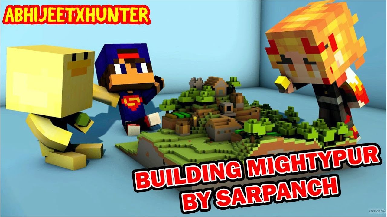 MIGHTYPUR KE SARPANCH KA ELECTION SAHIL BHAI AND RONIT|| FT. @POKESTROMER MINECRAFT