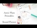 Annie Plans Printables | Bound Desktop Planner