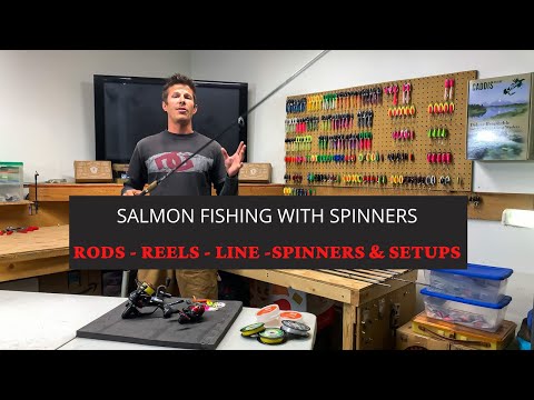 Salmon Fishing With Spinners (BEGINNERS) Rods - Reels - Line