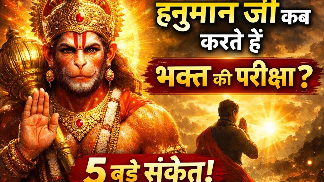 जब हनुमान जी आपके जीवन को चुपचाप बदलने लगते हैं 🔥 | सच्चे भक्तों के संकेत | Hanuman Bhakti Story#ai 