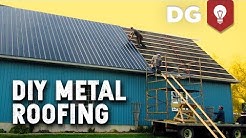 How To Install DIY Metal Roofing (House or Barn) 