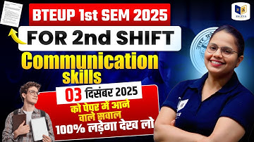Polytechnic 1st Sem Communication Skills 2025 | Most Important Questions | Raceva Semester #bteup