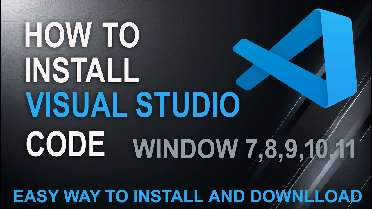 How to download and install Visual Studion Code - YouTube