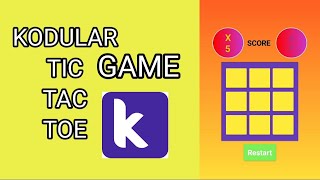 Kodular tic tac toe game ! How to make geme in kodular ! Kodular xox game screenshot 5