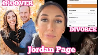 Jordan Page Filed For DIVORCE (rumors are true)