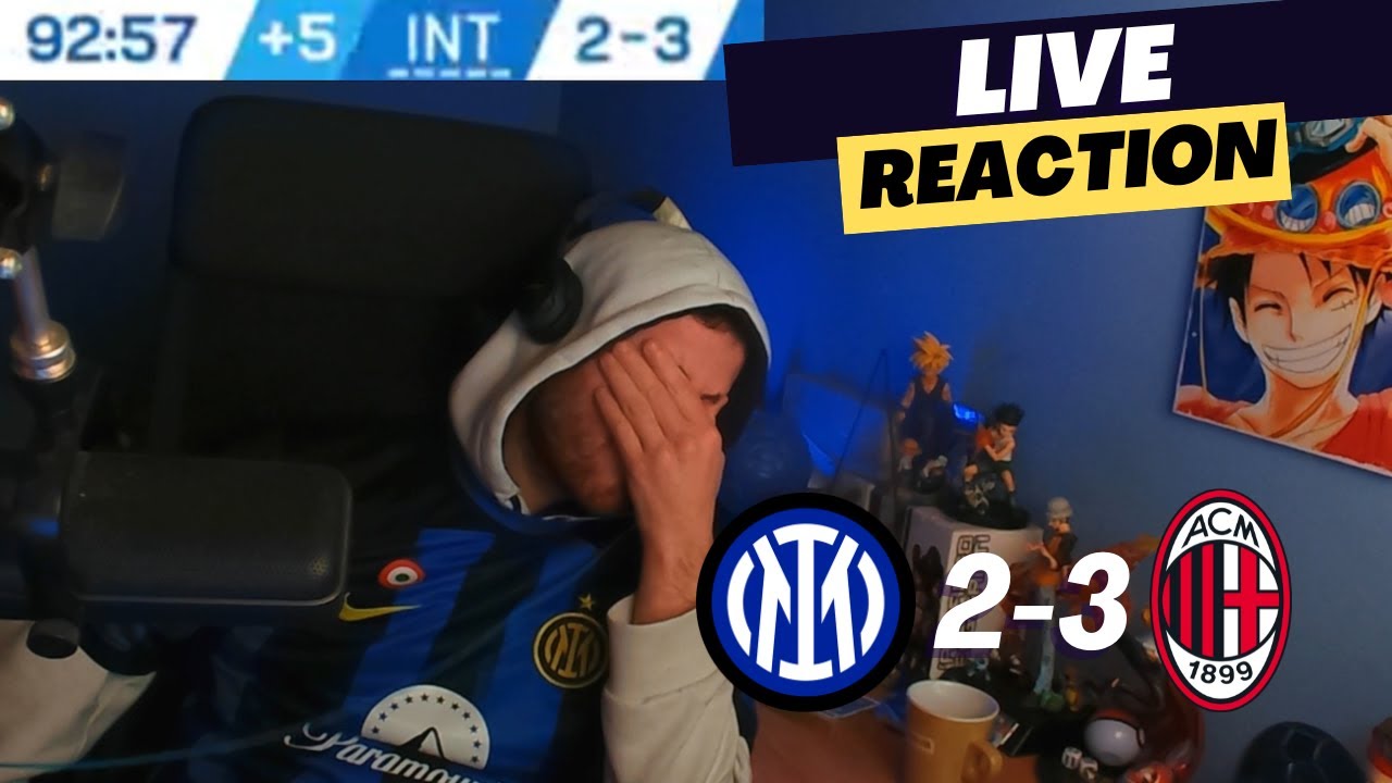 SUPERCOPPA REGALATA..!INTER-MILAN 2-3 [LIVE REACTION NERAZZURRA] #inter ...