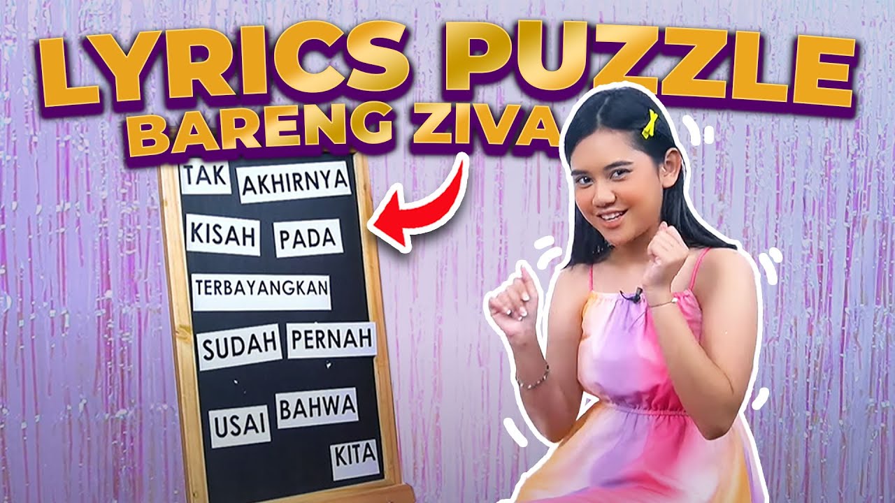 Serunya Ziva Magnolya Susun Lirik Lagu Sendiri di Game Lyric Puzzle!
