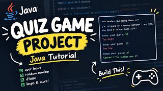 Java Quiz Game Project Tutorial for Beginners | Learn Java by Building a Game!
